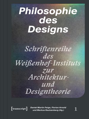cover image of Philosophie des Designs